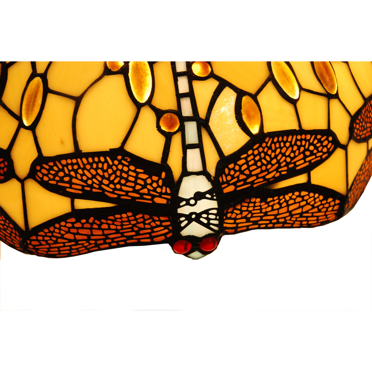 Masa lambası Viro Belle Amber Amber Çinko 60 W 40 x 60 x 40 cm-3