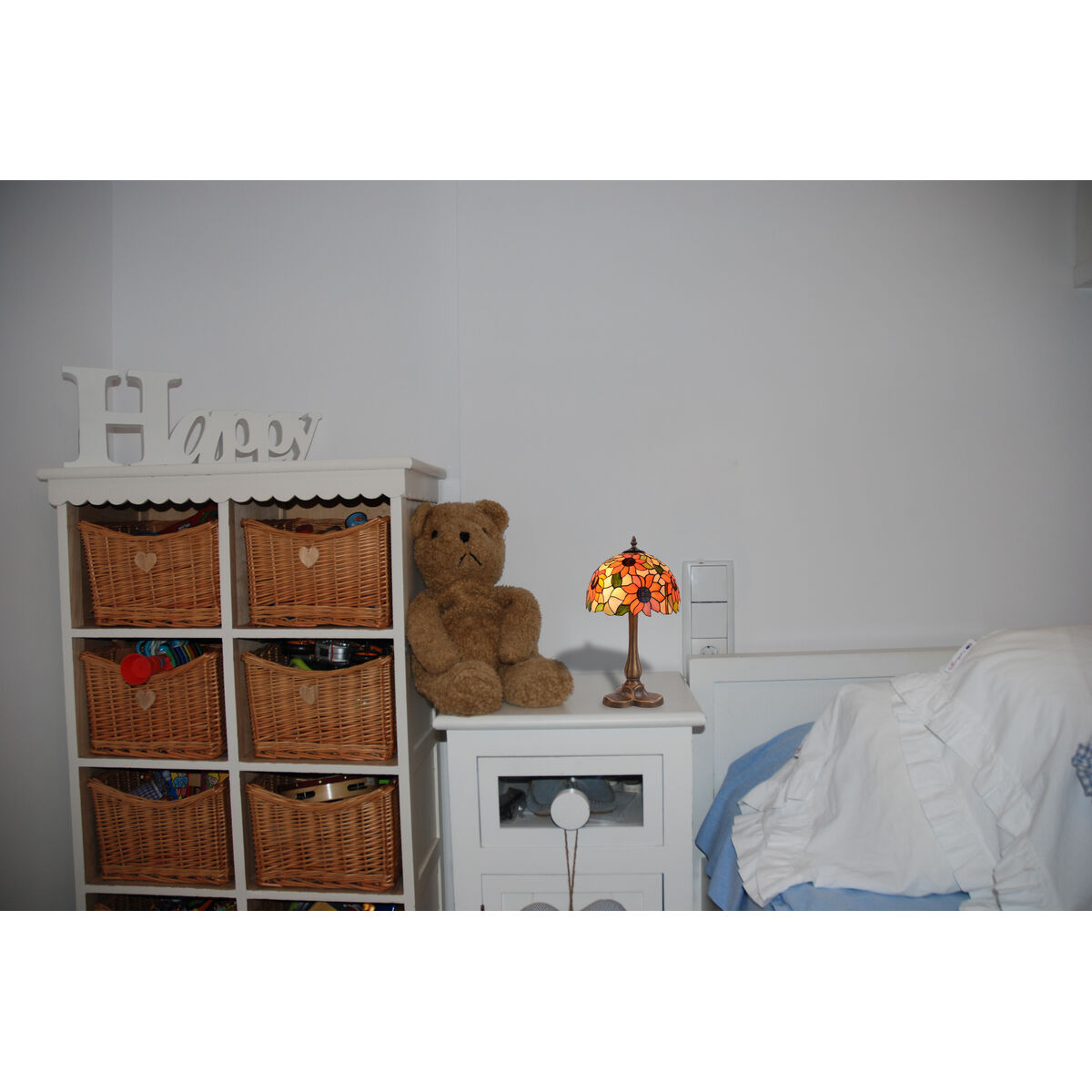 Настольная лампа Viro Diamond Янтарь цинк 60 W 20 x 37 x 20 cm-2