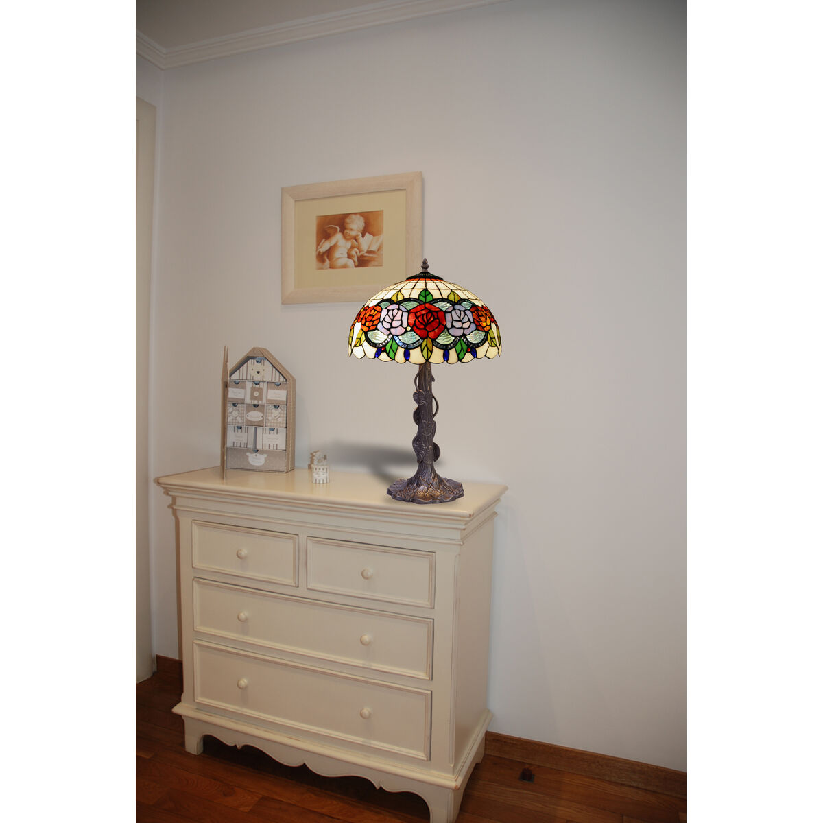 Настольная лампа Viro Rosy Разноцветный цинк 60 W 40 x 60 x 40 cm-4