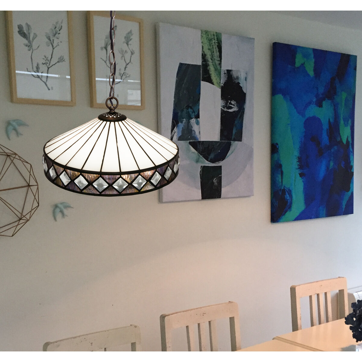 Потолочный светильник Viro Ilumina Белый Железо 60 W 30 x 125 x 30 cm-3