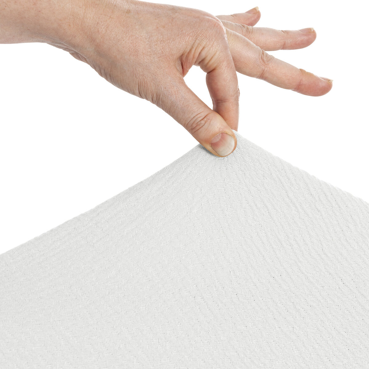 Cover for left sun lounger with long armrest Eysa BRONX White 170 x 110 x 310 cm-7