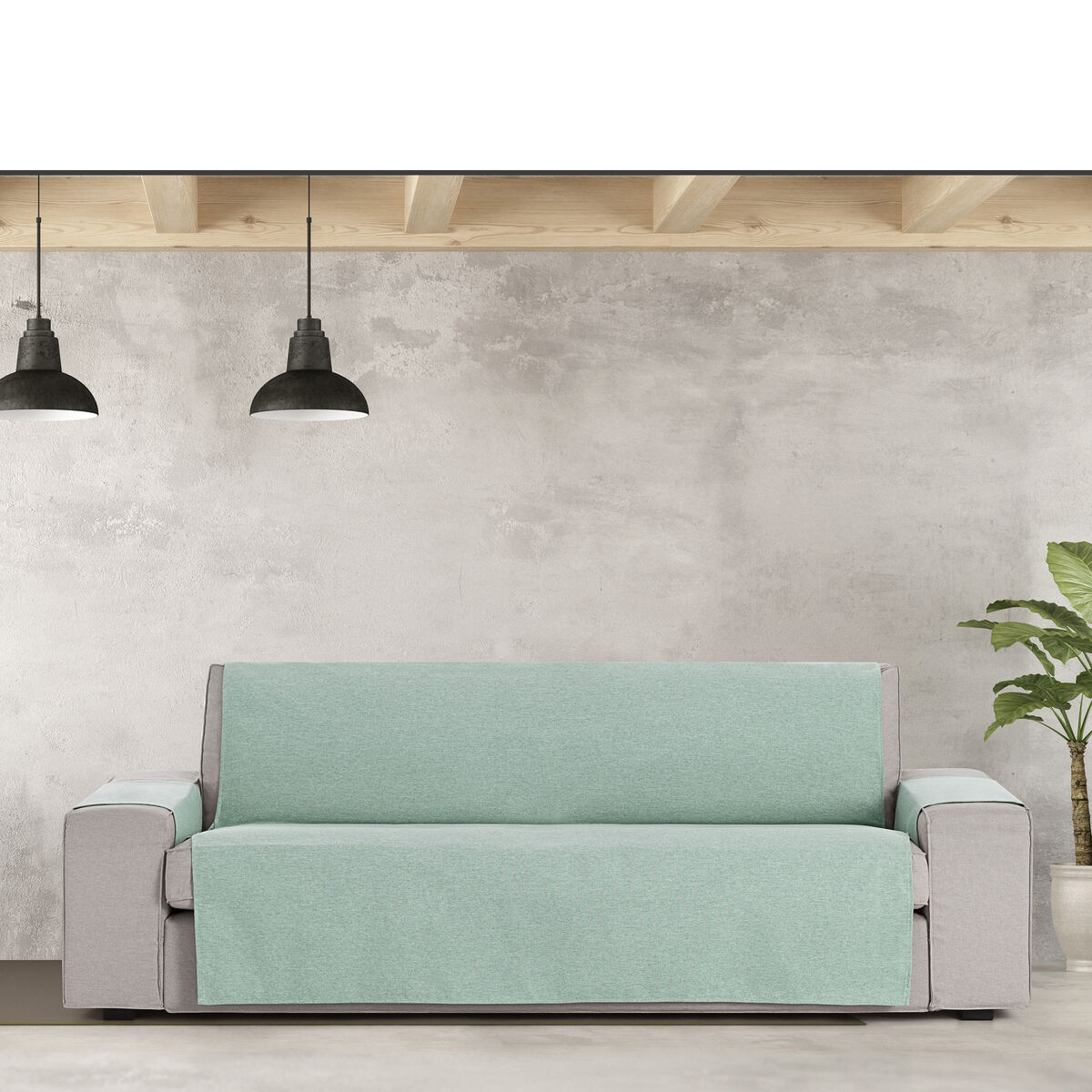 Sofa cover Eysa VALERIA Green 100 x 110 x 115 cm-3