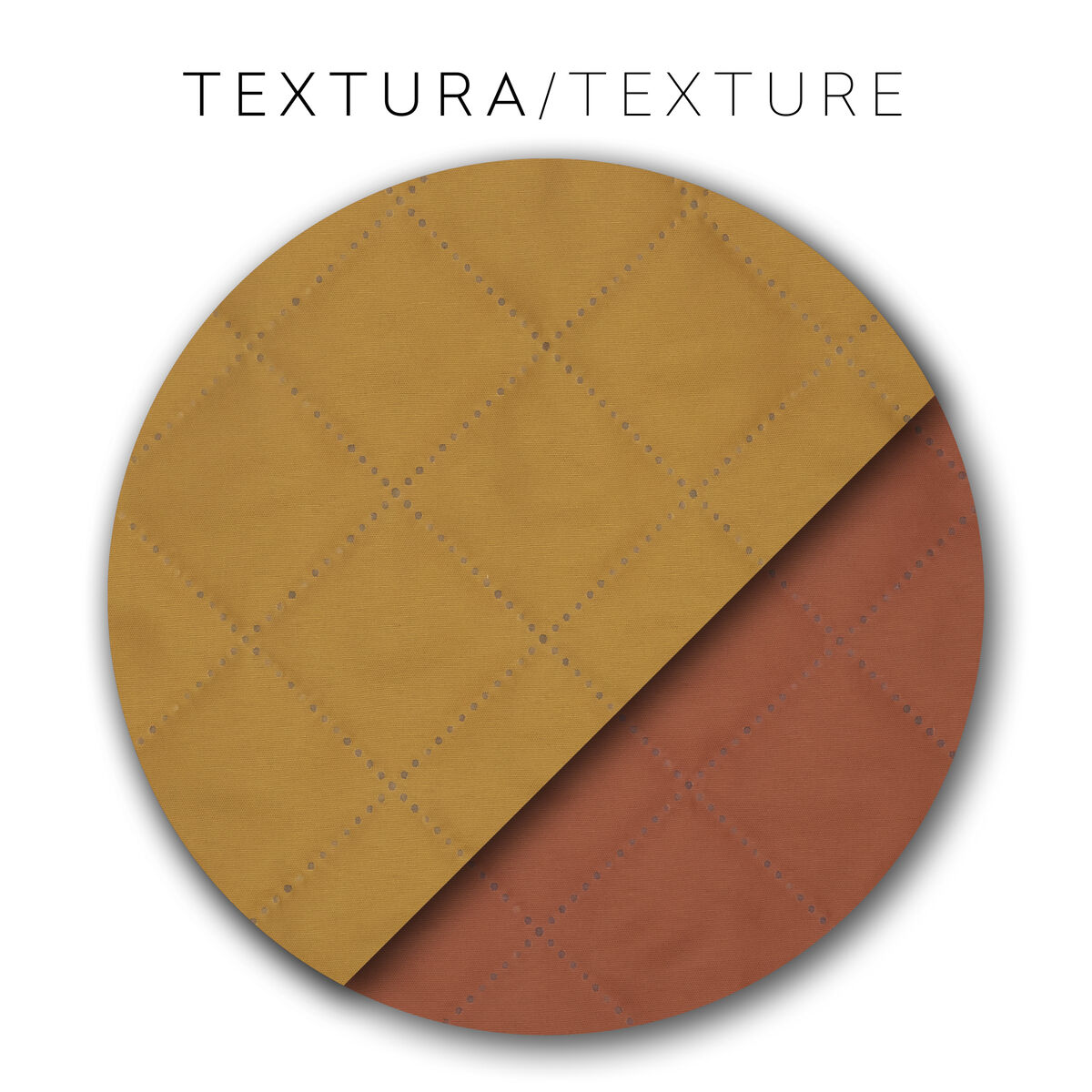 Coperta sul divano Eysa NORUEGA Mostarda 100 x 110 x 155 cm-2