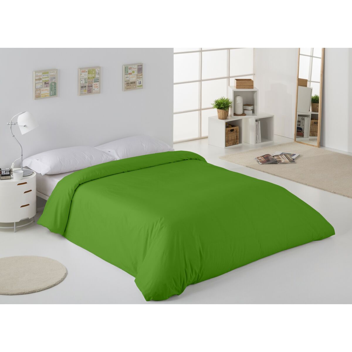Пододеяльник Alexandra House Living Зеленый 180 x 220 cm-3