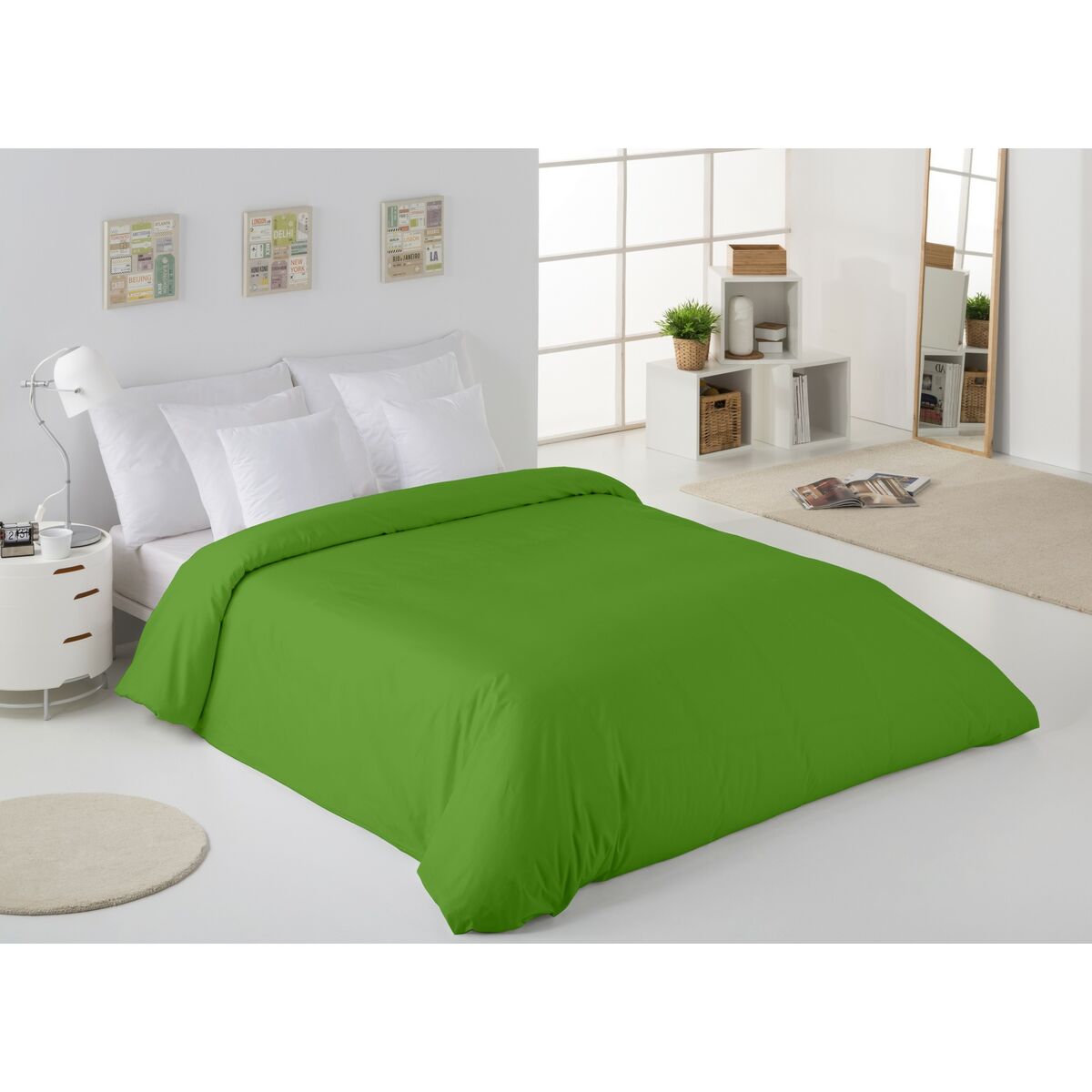 Пододеяльник Alexandra House Living Зеленый 180 x 220 cm-4