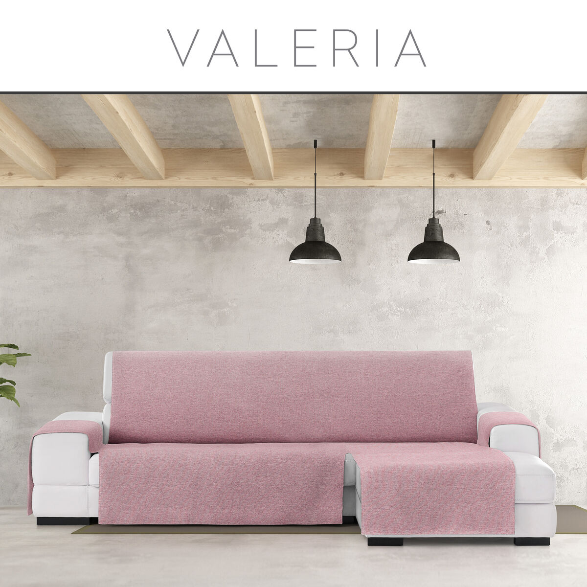 Eysa Sofabezug VALERIA Pink 100 x 110 x 290 cm-3