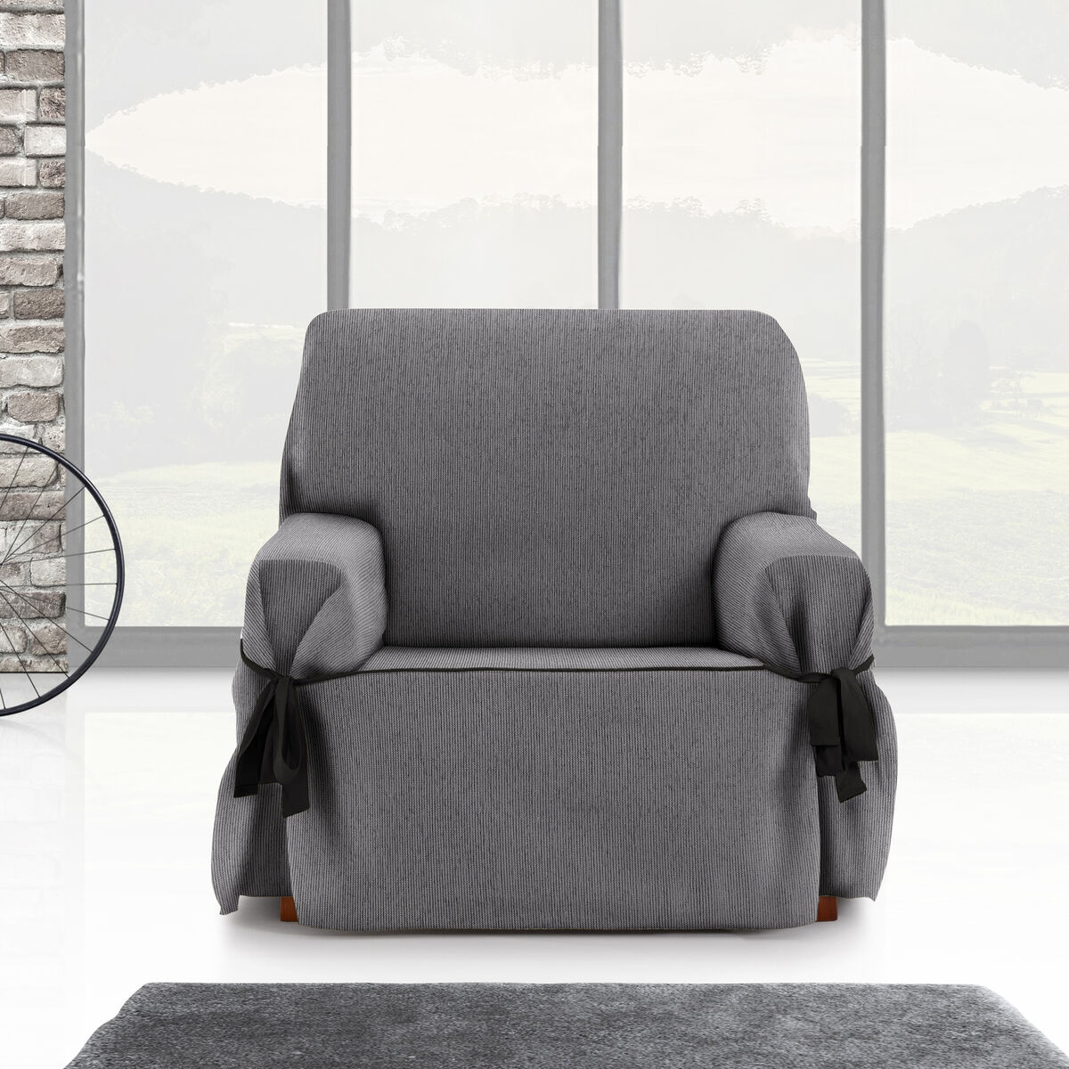 Eysa MID Sofabezug Grau 100 x 110 x 120 cm-3