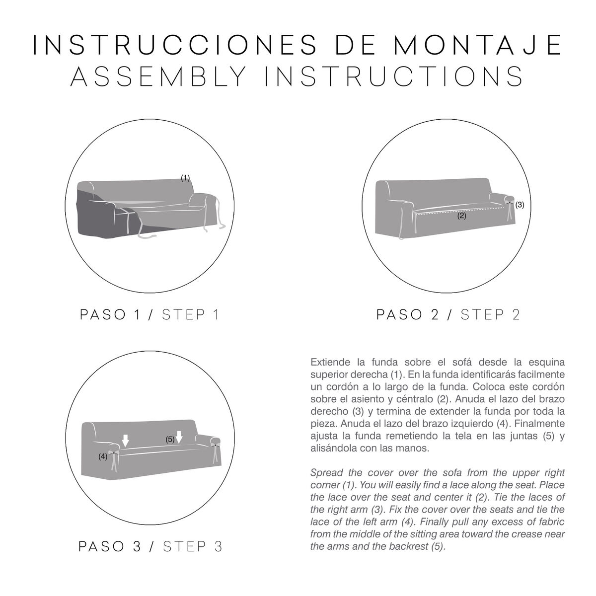 Koltuk örtüsü Eysa VALERIA Bej 100 x 110 x 180 cm-7