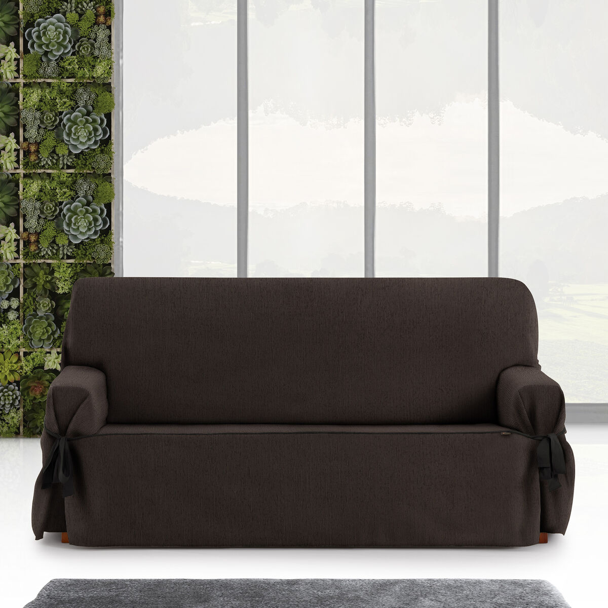 Étui sur canapé Eysa MID marron 100 x 110 x 230 cm-3