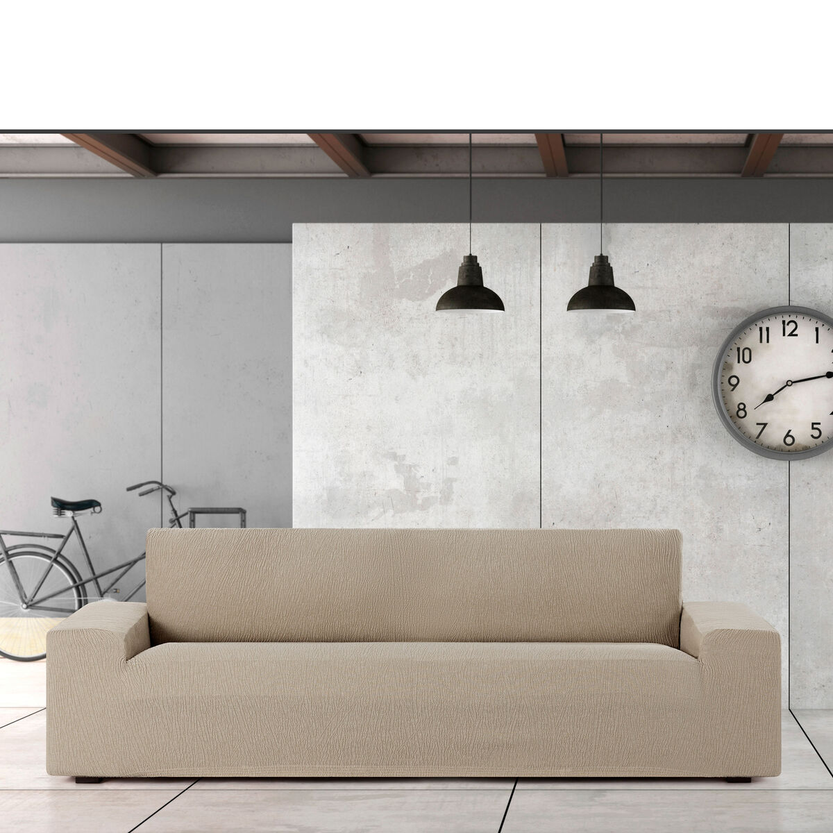 Étui sur canapé Eysa TROYA Brun clair 70 x 110 x 170 cm-3