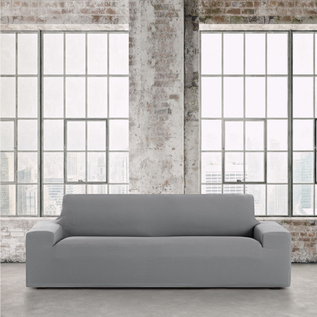 Étui sur canapé Eysa BRONX Gris 70 x 110 x 170 cm-3