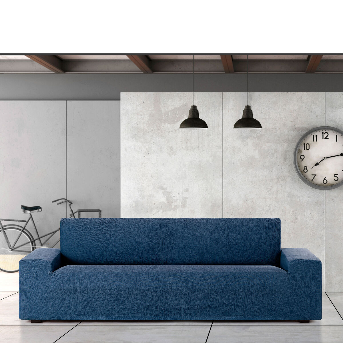 Étui sur canapé Eysa TROYA Bleu 70 x 110 x 210 cm-3