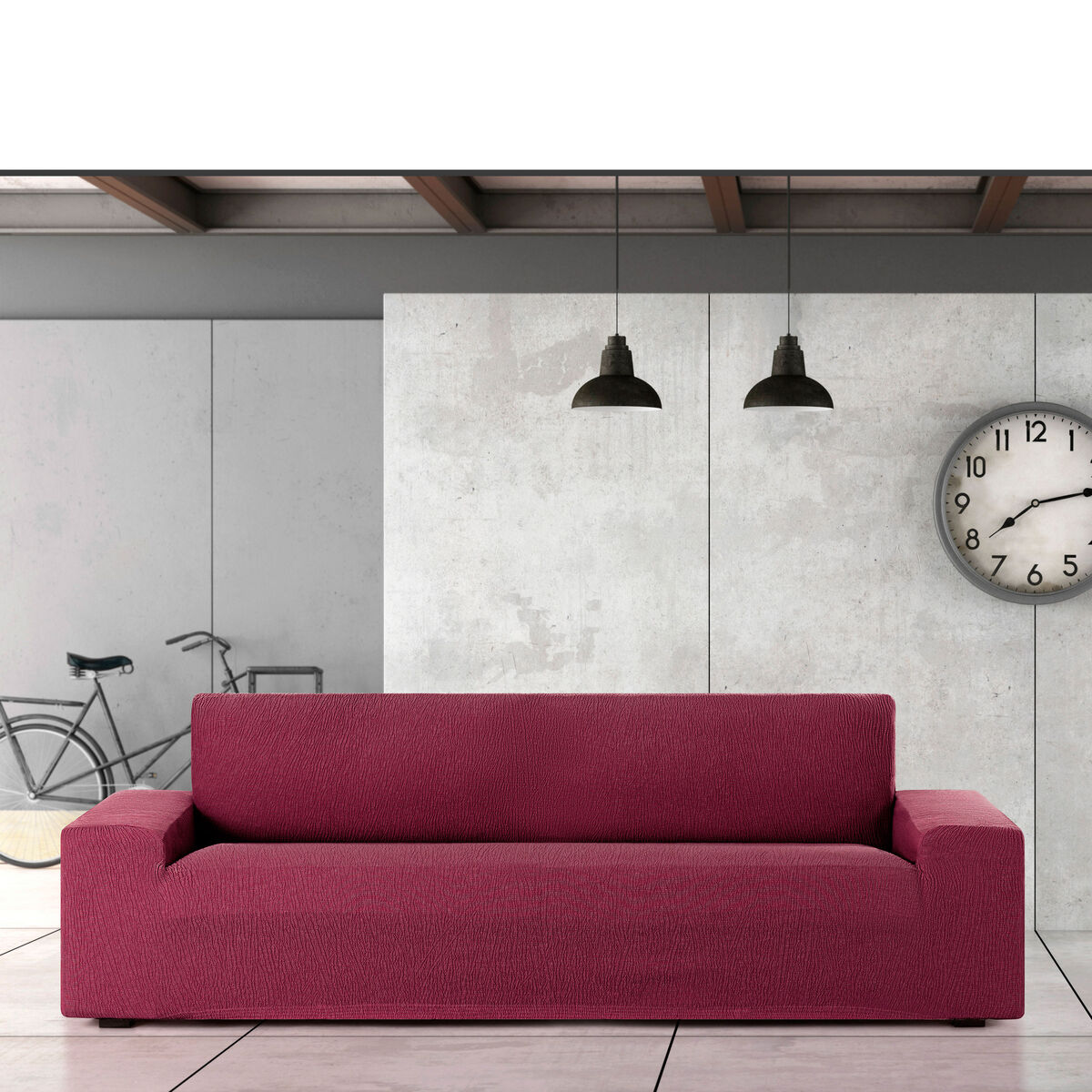 Étui sur canapé Eysa TROYA Bourgogne 70 x 110 x 210 cm-3