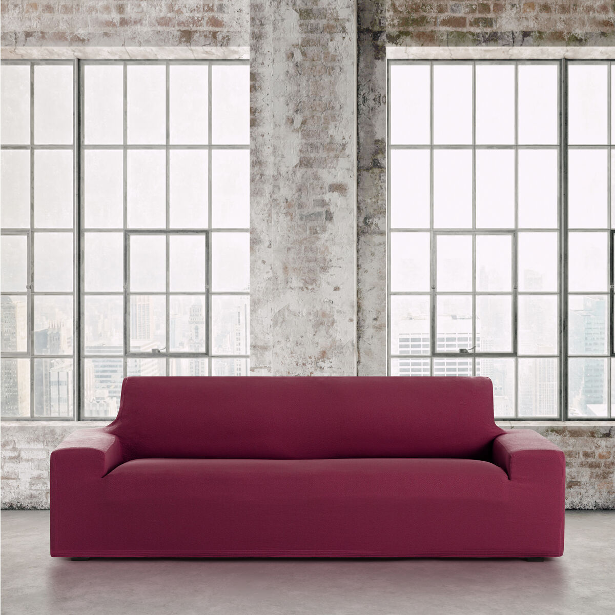 Étui sur canapé Eysa BRONX Bordelais 70 x 110 x 210 cm-3