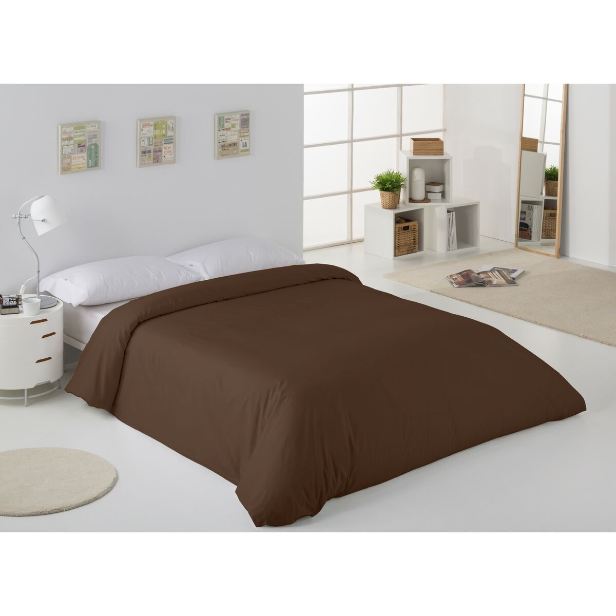 Пододеяльник Alexandra House Living Кафе 220 x 220 cm-3
