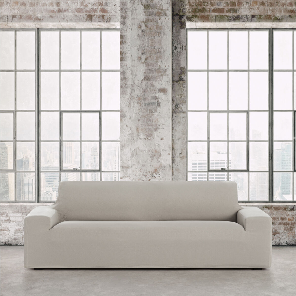 Étui sur canapé Eysa BRONX Beige 70 x 110 x 240 cm-3