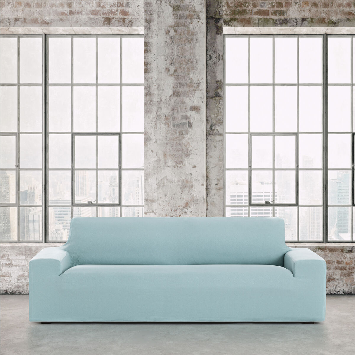 Étui sur canapé Eysa BRONX Aquamarine 70 x 110 x 240 cm-3