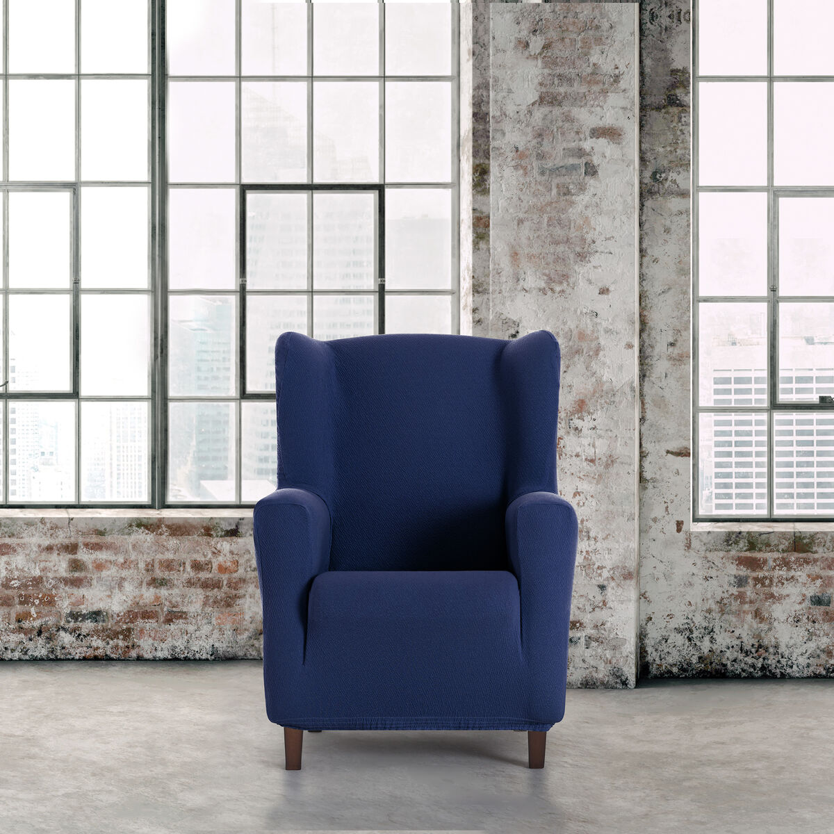 Étui sur canapé Eysa BRONX bleu 80 x 100 x 90 cm-3