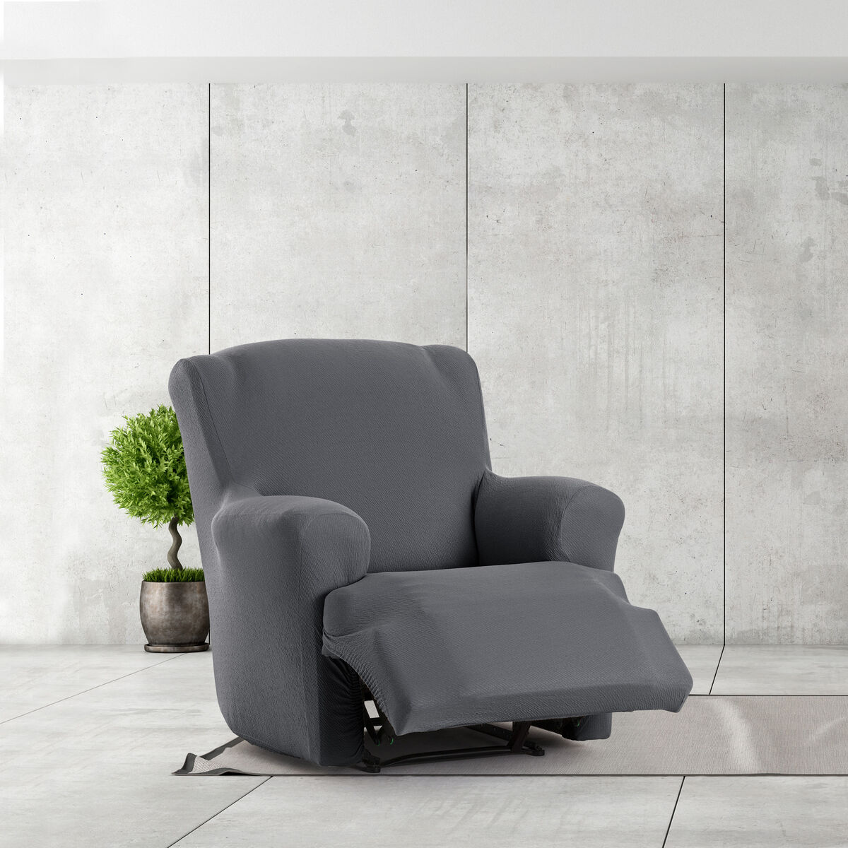 Étui sur canapé Eysa BRONX gris foncé 80 x 100 x 90 cm-3