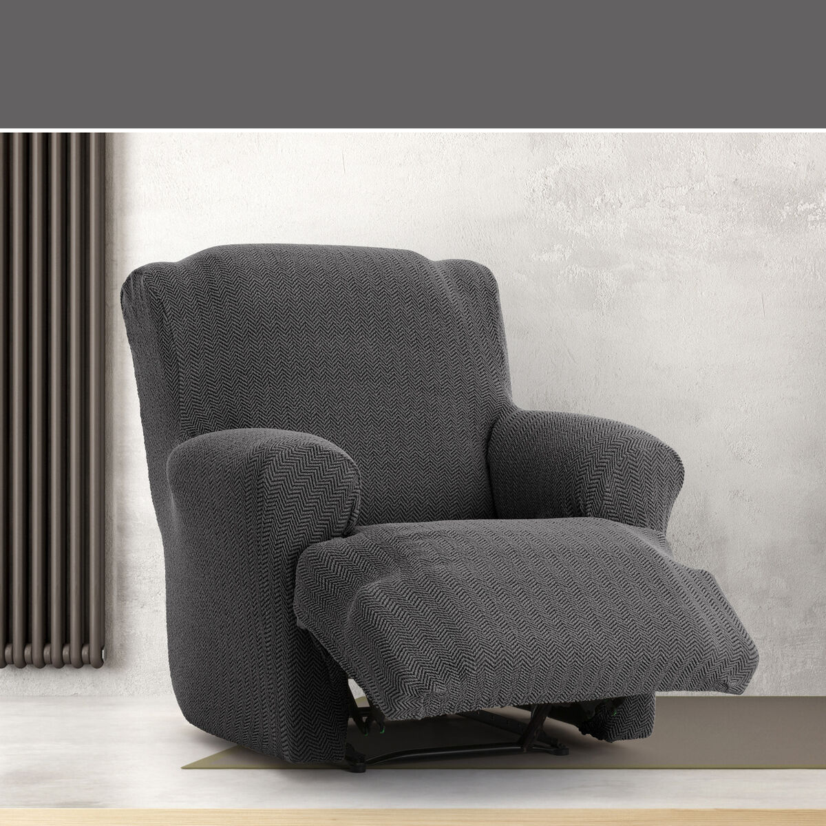 Étui sur canapé Eysa JAZ gris foncé 80 x 120 x 110 cm-3