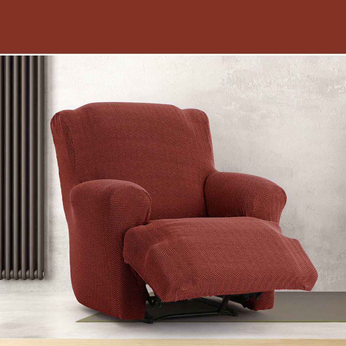 Étui sur canapé Eysa JAZ Marron 80 x 120 x 110 cm-3