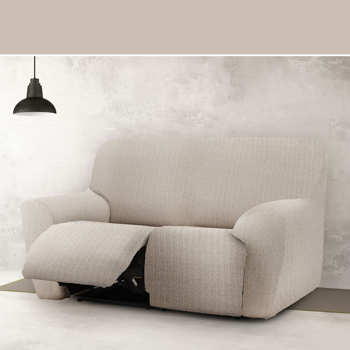 Étui sur canapé Eysa JAZ Beige 70 x 120 x 260 cm-3