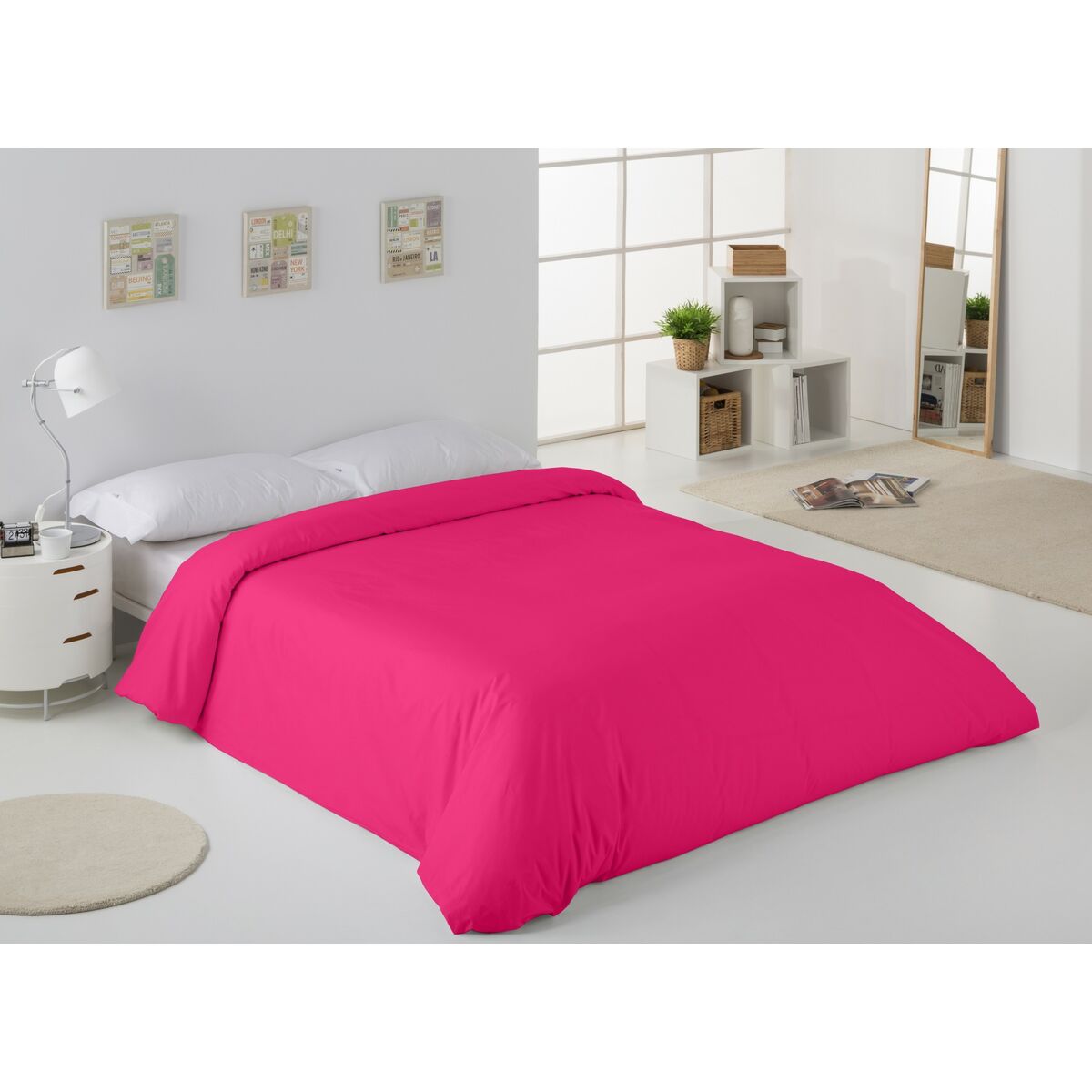 Пододеяльник Alexandra House Living Розовый 260 x 240 cm-3