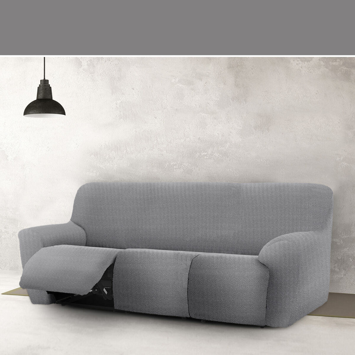 Étui sur canapé Eysa JAZ Gris 70 x 120 x 260 cm-3