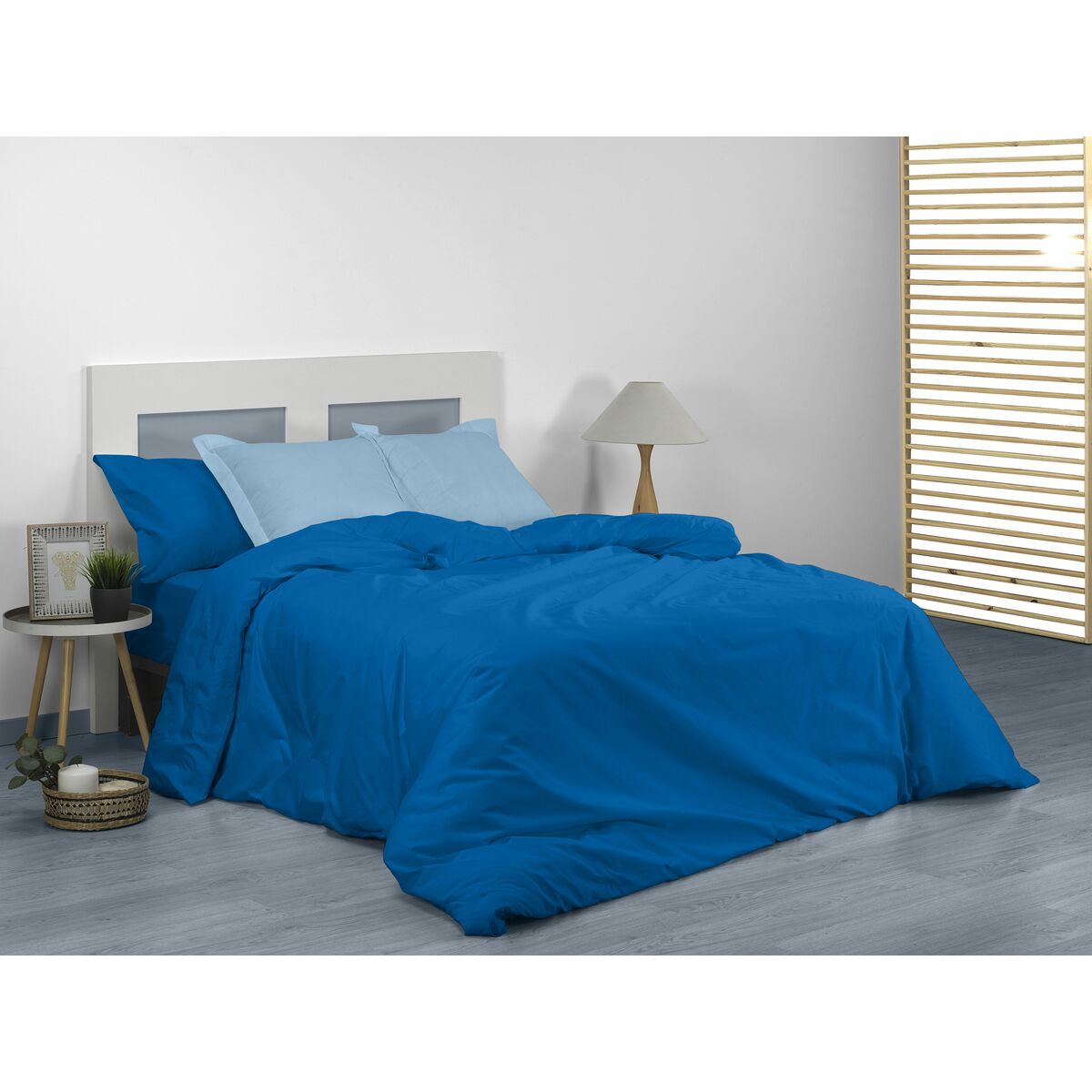 Пододеяльник Alexandra House Living Синий 220 x 220 cm-3