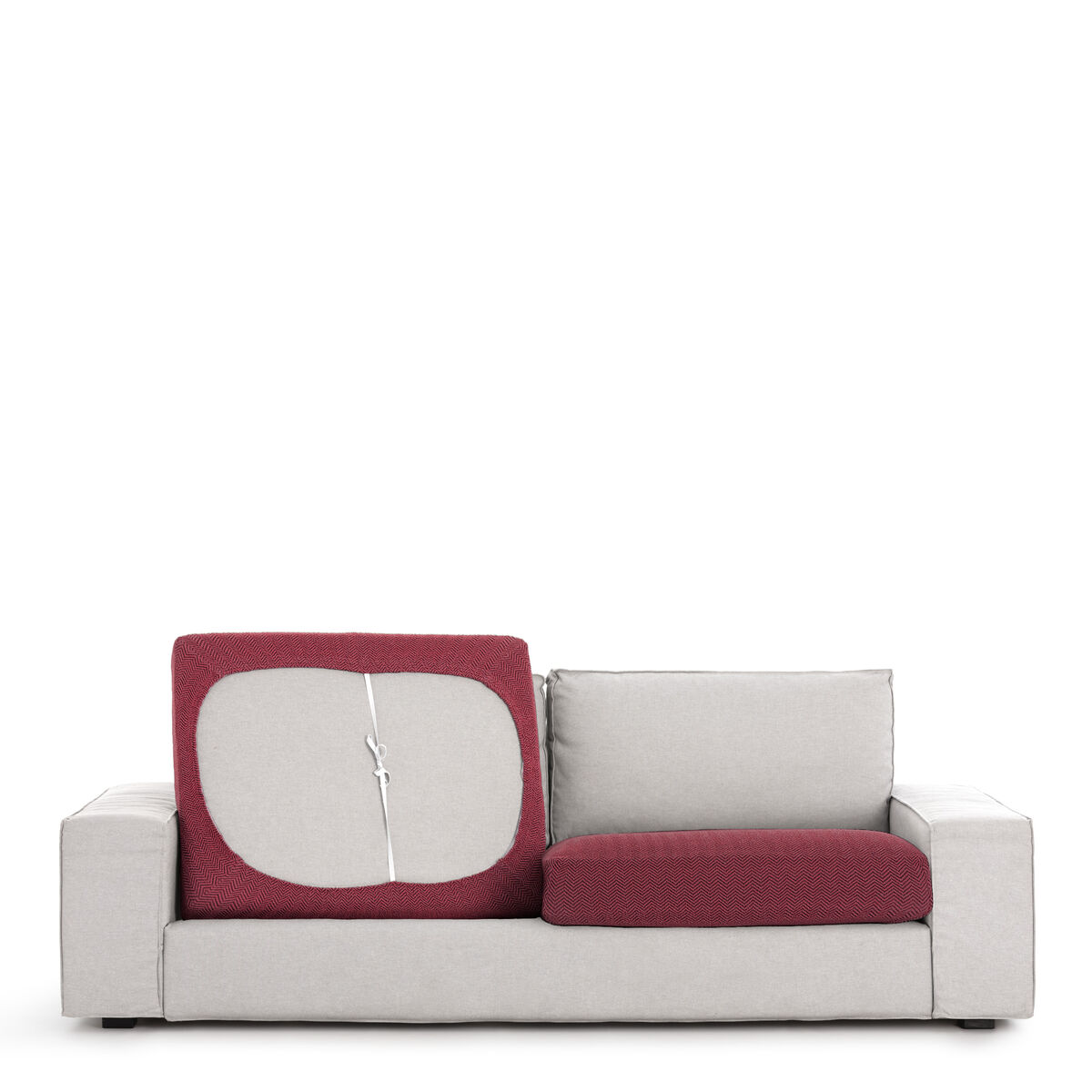 Étui sur canapé Eysa JAZ Bourgogne 85 x 15 x 60 cm-7