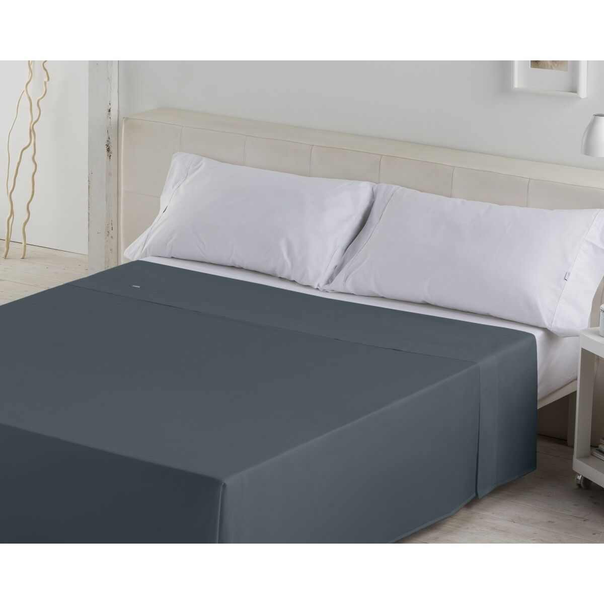 Alexandra House Living Table Top Sheet Grey 240 x 270 cm-4