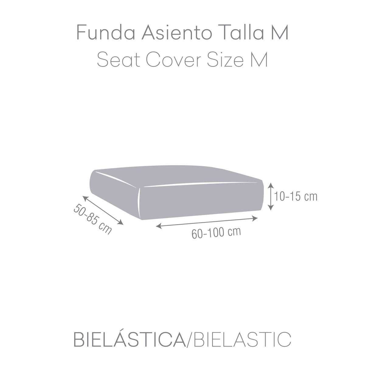Eysa JAZ Brown Sofa Cover 85 x 15 x 100 cm-4