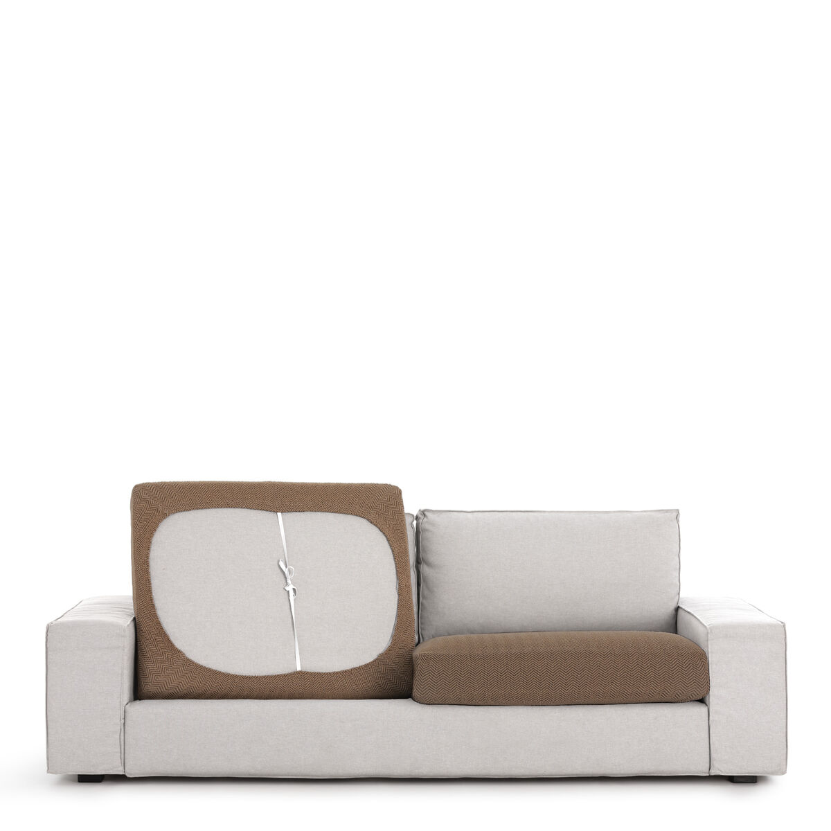 Eysa JAZ Brown Sofa Cover 85 x 15 x 100 cm-7
