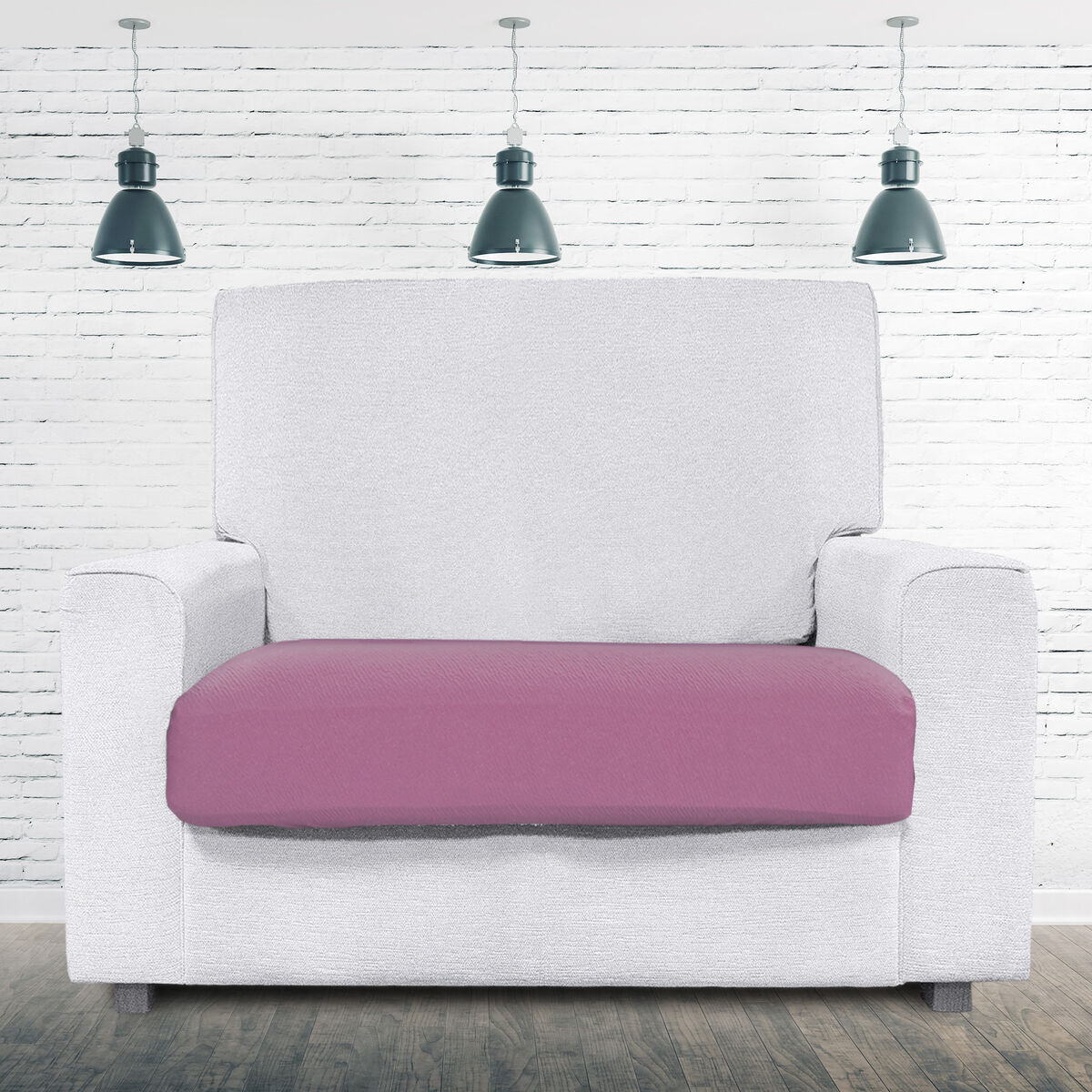 Étui sur canapé Eysa BRONX Rose 75 x 15 x 105 cm-3