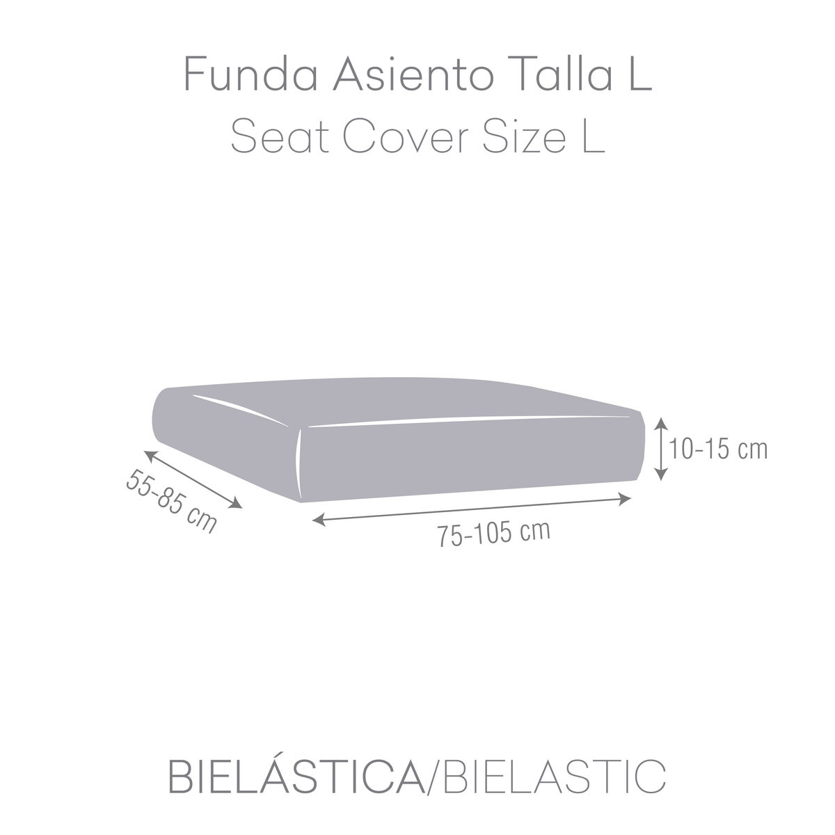 Étui sur canapé Eysa BRONX Rose 75 x 15 x 105 cm-4