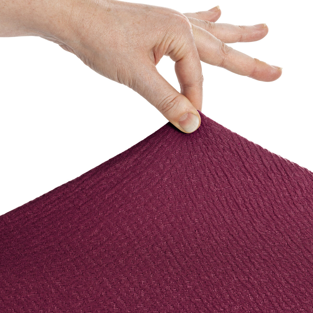 Seat cover Eysa BRONX Burgundy 50 x 5 x 50 cm 2 pieces-7