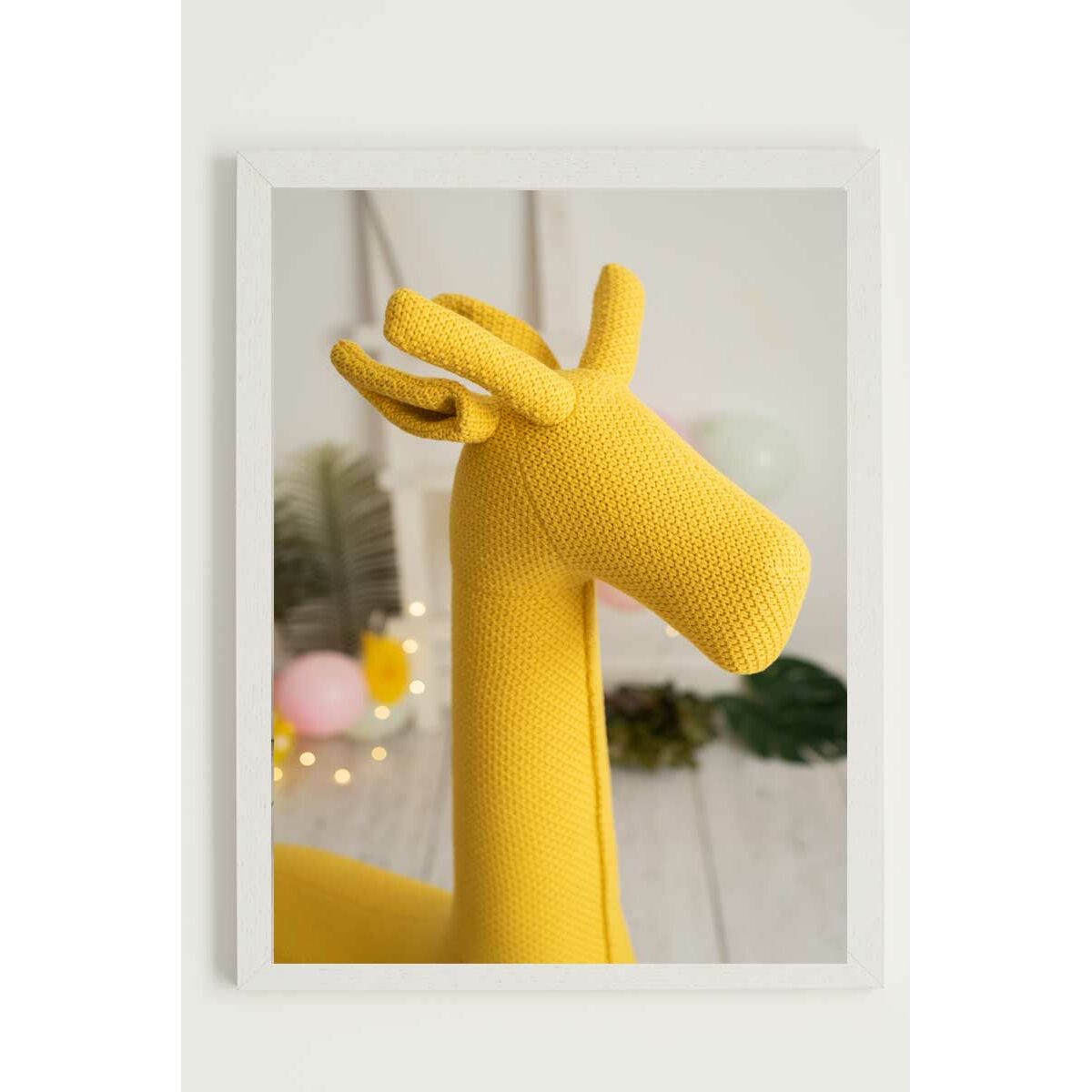 Картина Crochetts Разноцветный 33 x 43 x 2 cm Жираф-3