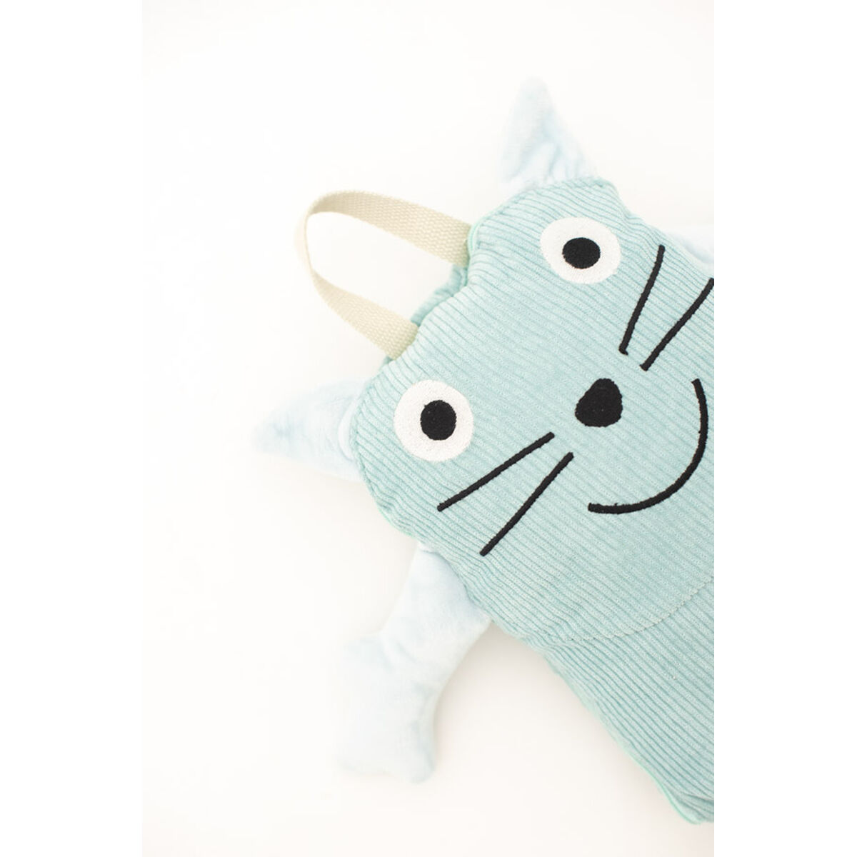 Blanket Crochetts Blanket Green Cat 115 x 115 x 2 cm-4