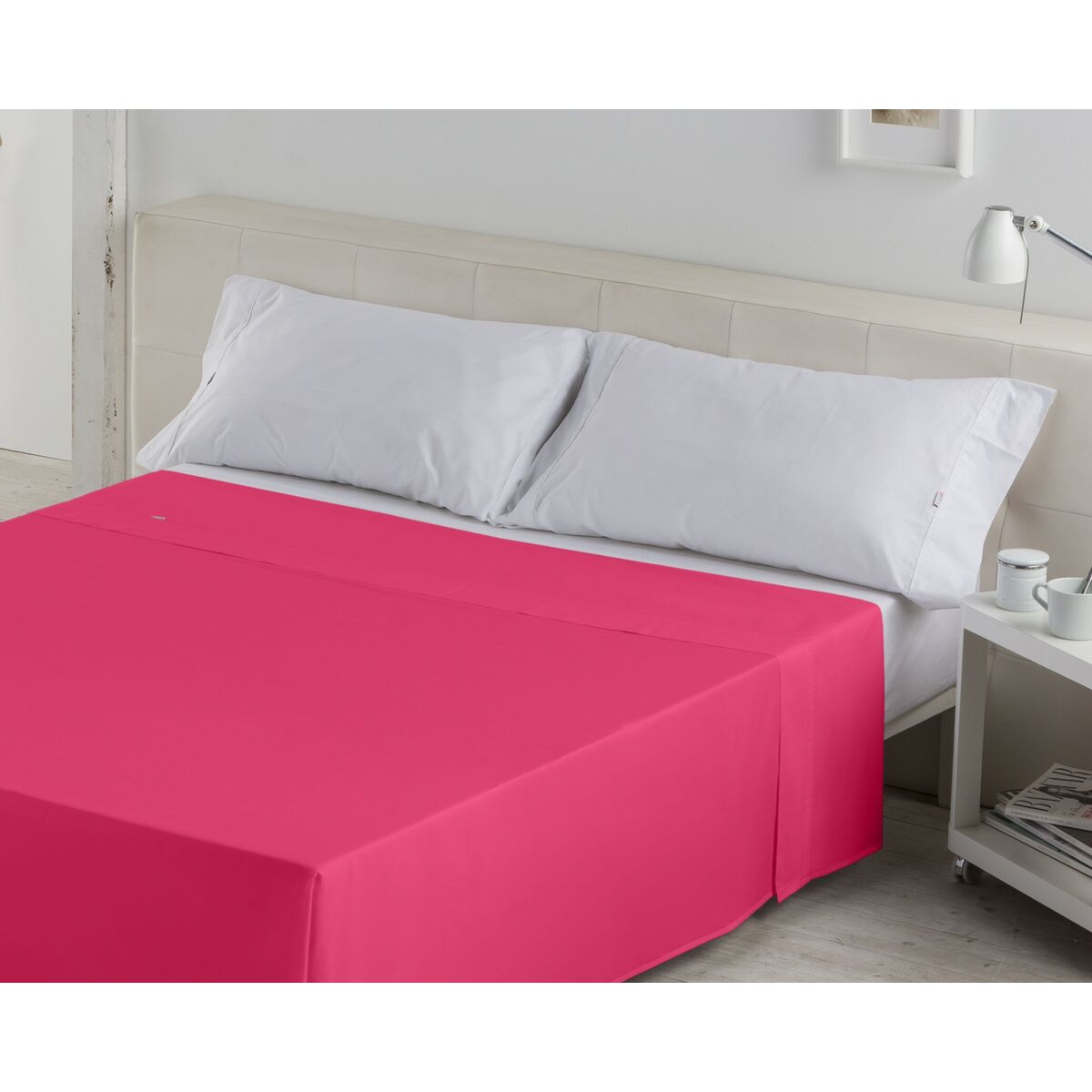 Alexandra House Living Pink 220 x 270 cm Table Top Sheet-4