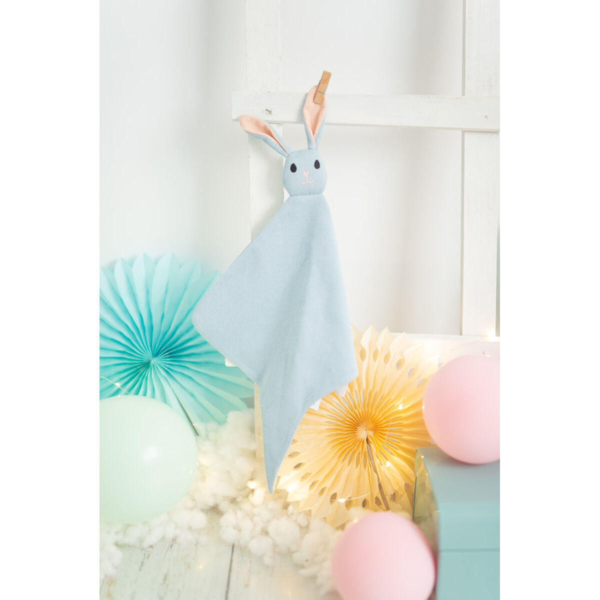 Dudu Crochetts Bebe Dudu Blue Rabbit 39 x 1 x 32 cm-6