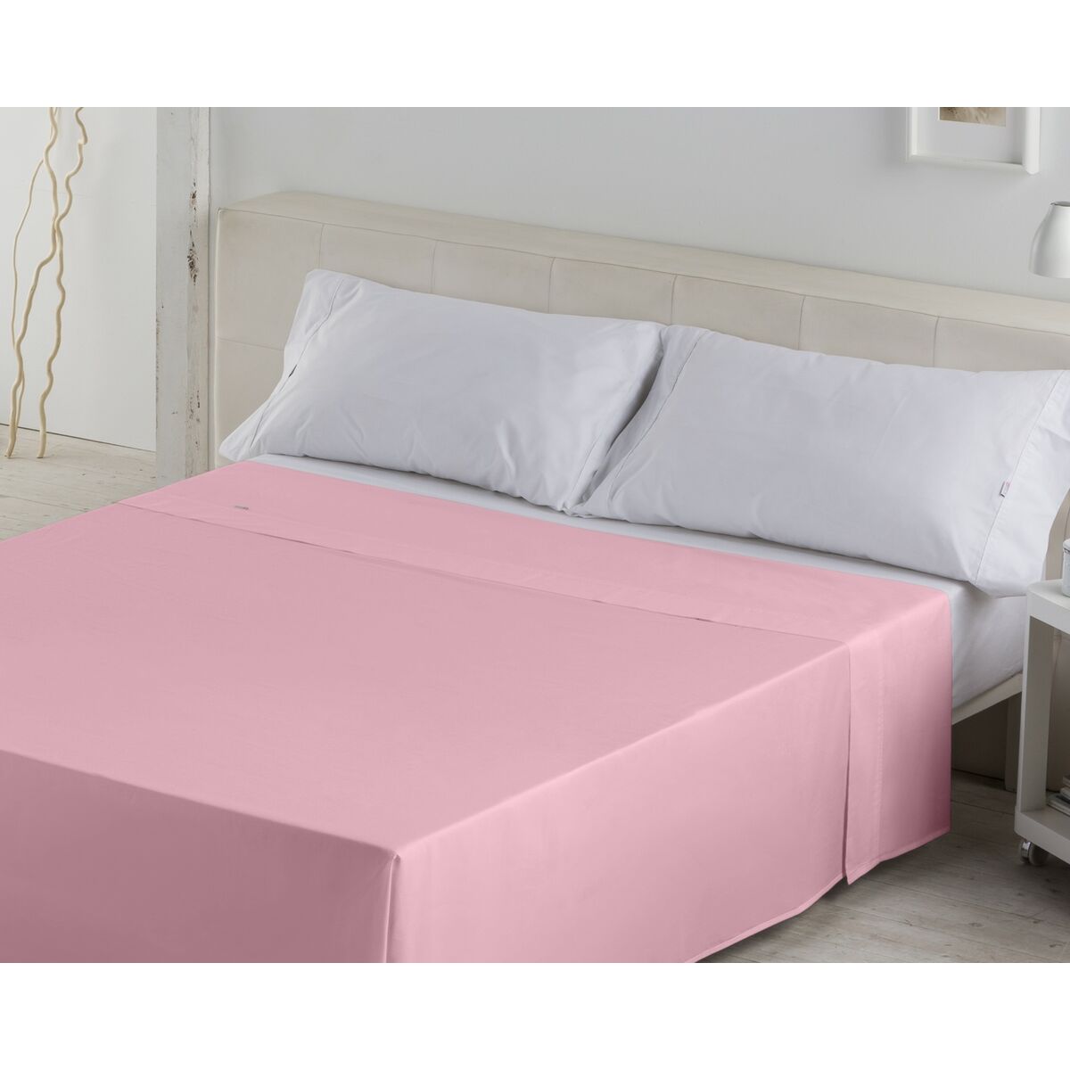 Alexandra House Living Pink 220 x 270 cm Table Top Sheet-4