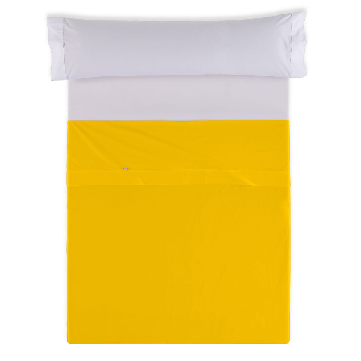 Alexandra House Living Top Sheet Mustard 280 x 270 cm-2