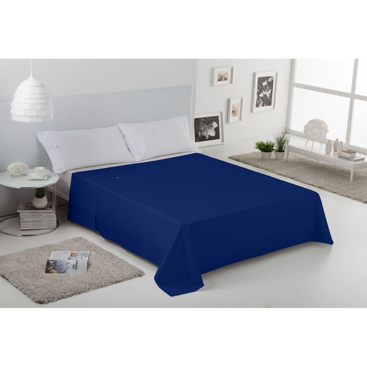 Alexandra House Living Blue Dark Blue 280 x 270 cm-5