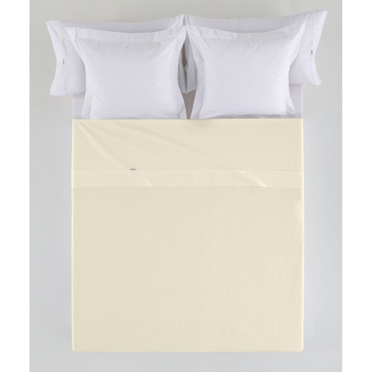 Alexandra House Living Cream Table Top Sheet 190 x 270 cm-3