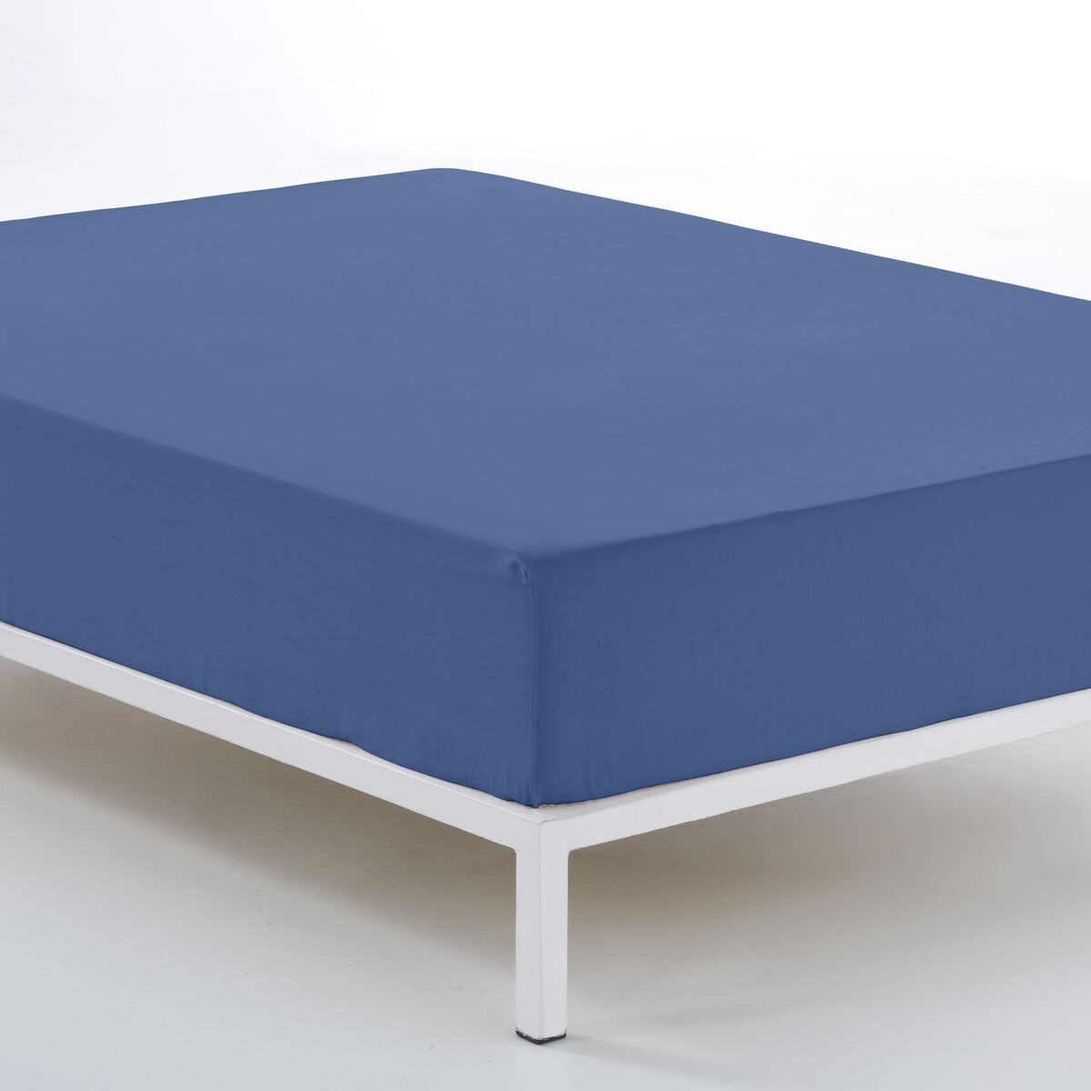 Alexandra House Living Fitted Bottom Sheet Blue 105 x 190/200 cm-3