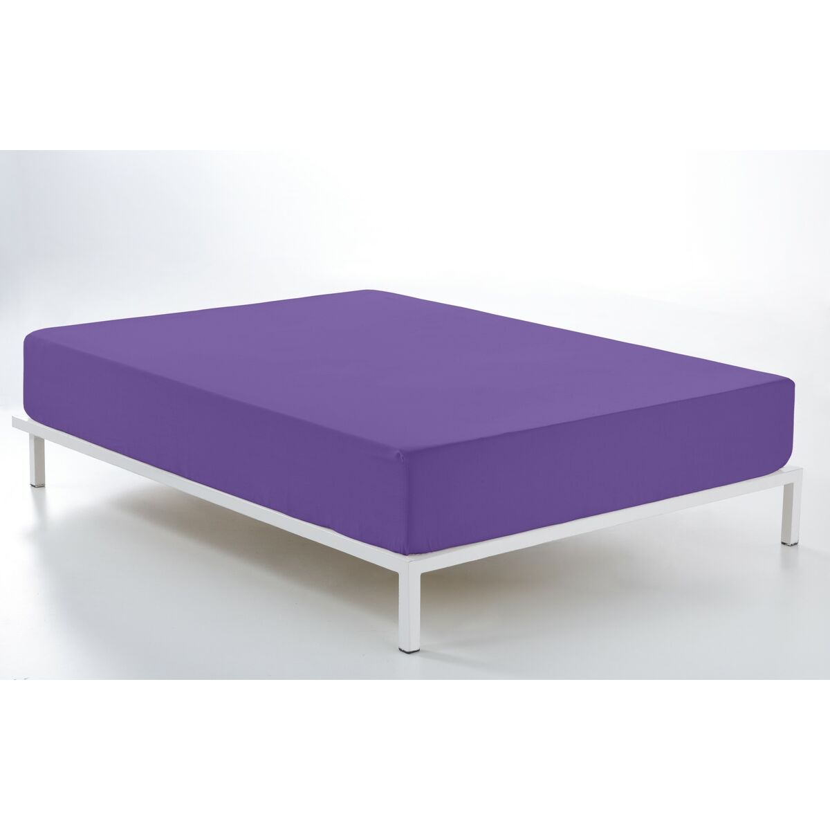Fitted bottom sheet Alexandra House Living Lilac 160 x 200 cm-4