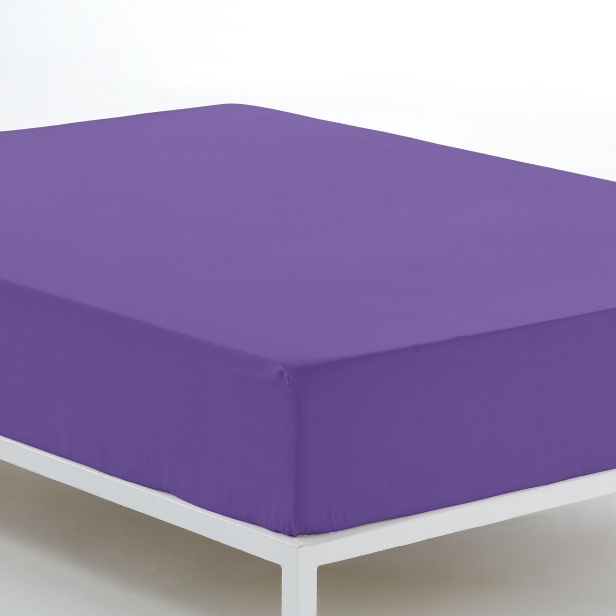 Fitted bottom sheet Alexandra House Living Lilac 160 x 200 cm-5