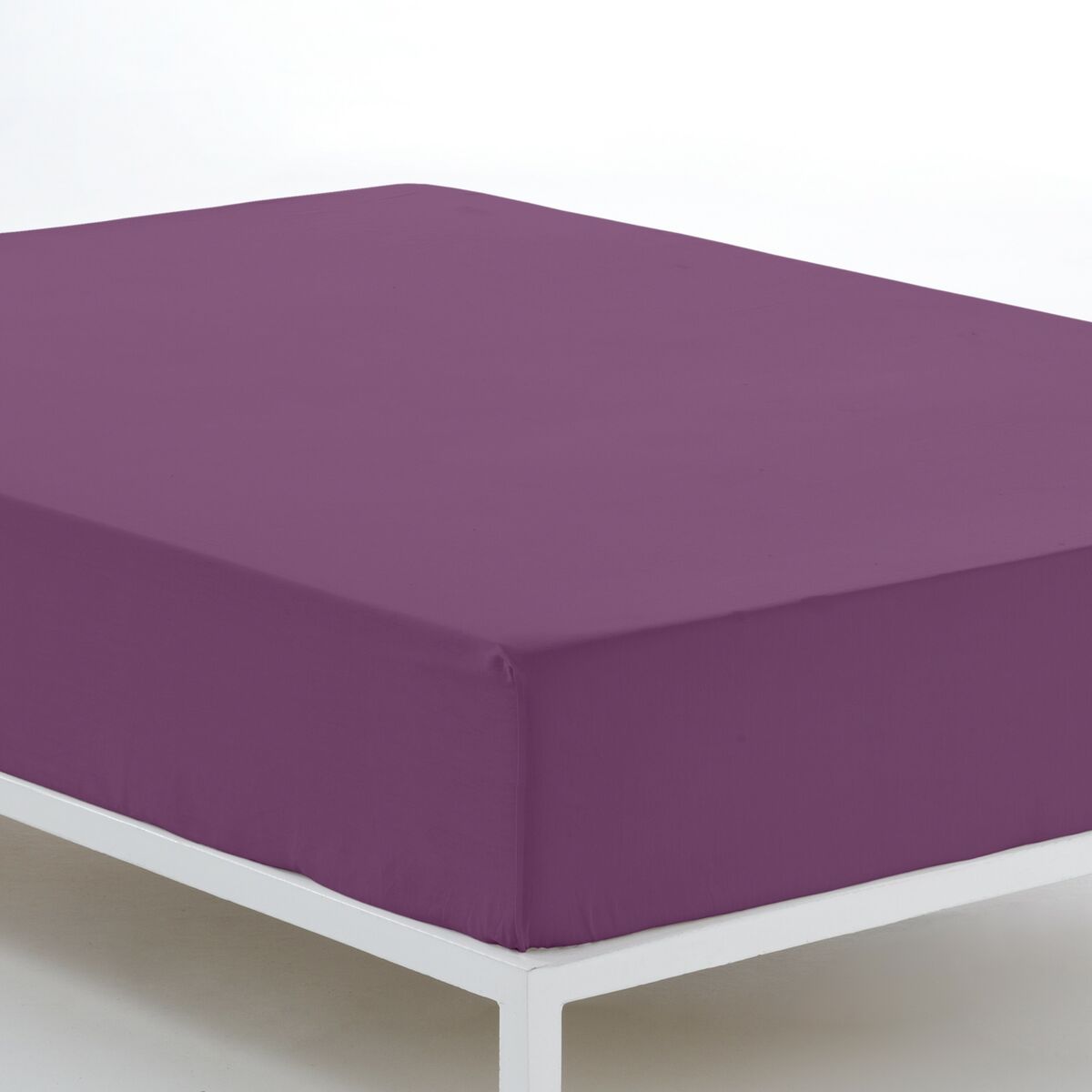 Fitted Bottom Sheet Alexandra House Living Purple Aubergine 180 x 200 cm-2