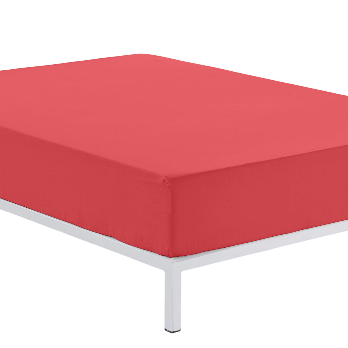 Fitted sheet Alexandra House Living Red 180 x 190/200 cm-5