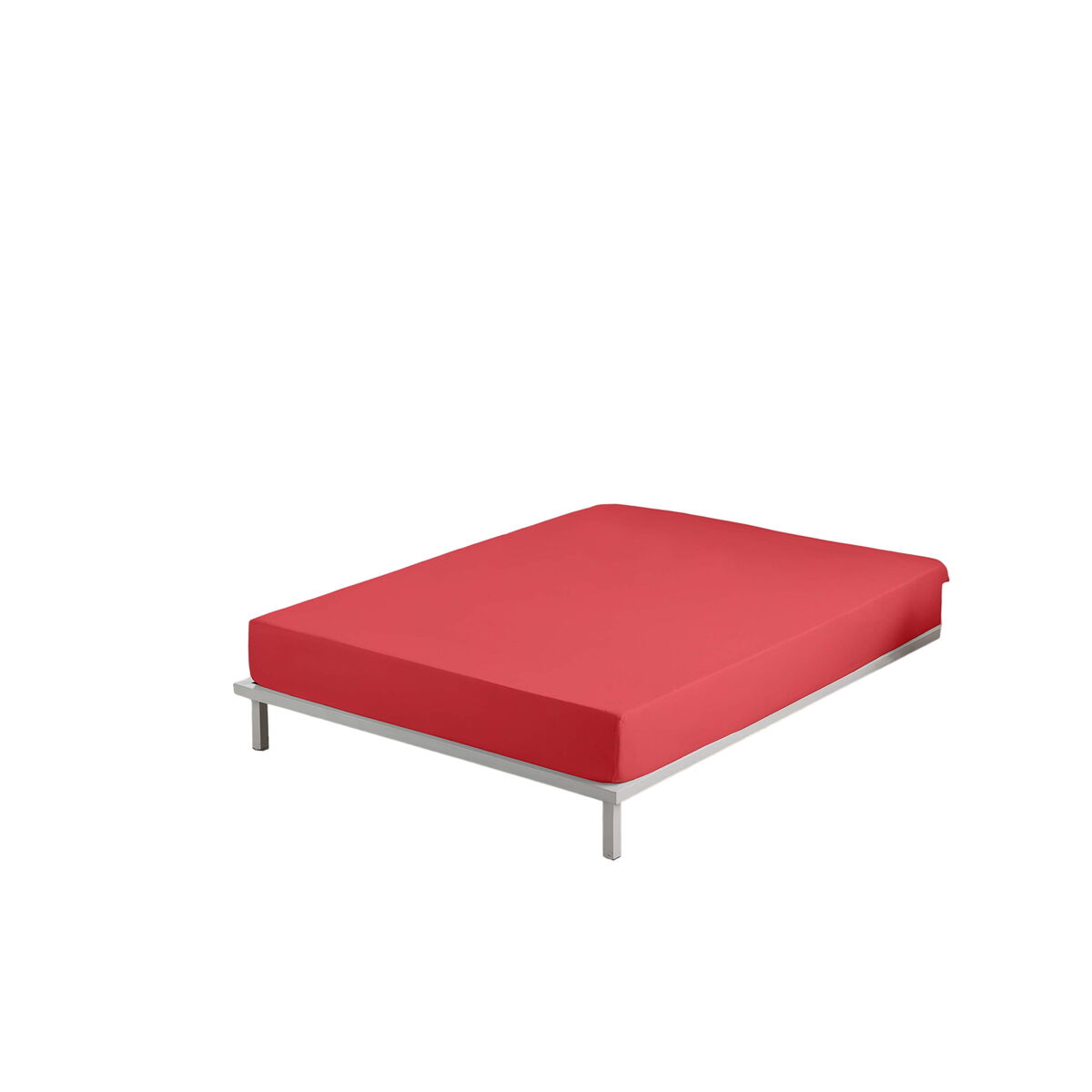 Fitted sheet Alexandra House Living Red 180 x 190/200 cm-6